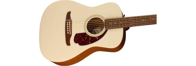 Fender Malibu Player Acoustic Electric Guitar  Olympic White image 1