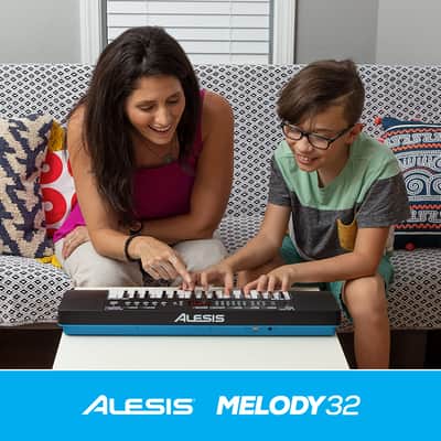 Alesis Melody 32 Key Mini Digital Piano - Portable Keyboard with Built-in Speakers, 300 Sounds, 40 Demo Songs, USB-MIDI Connectivity image 8
