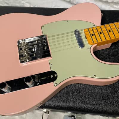 NEW! Fender Custom Shop Flamethrower Telecaster Custom - NOS - Modern Specs - Texas Special Pick-Ups - AAAA Flamed Neck - Shell Pink - Authorized Dealer - 7.5lbs - G07105 image 4