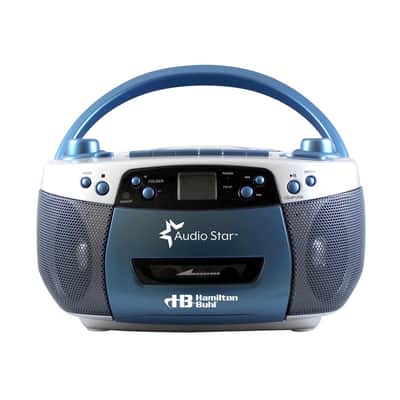 Hamilton Buhl AudioStar BoomBox Radio, CD, USB, Cassette Player with Tape and CD to MP3 Converter image 2