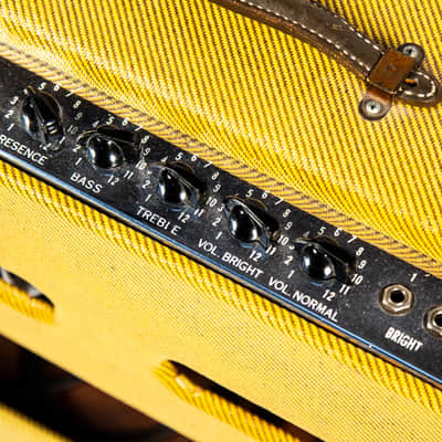 Fender Tweed "Twin Amp" Owned by Brian Setzer image 11