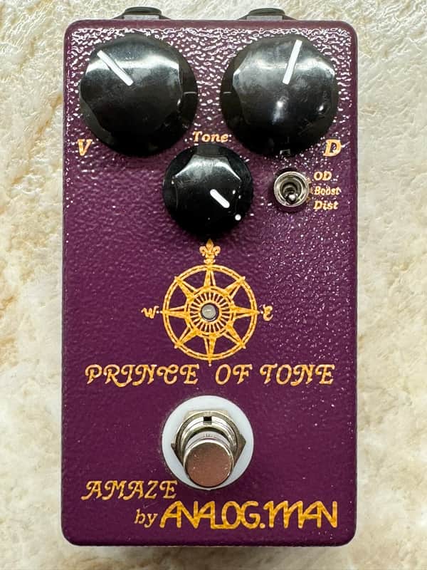 Analogman Prince of Tone Overdrive Pedal | Reverb