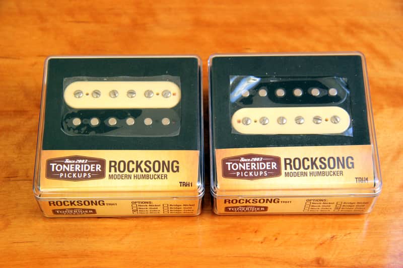 TONERIDER TRH1 ROCKSONG Humbucker SET ZEBRA Alnico II Vintage Neck +Hot Bridge PAF 8k+12k image 1