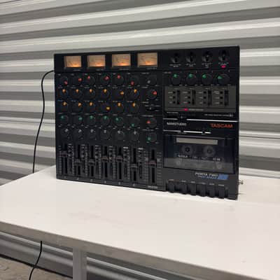 TASCAM Porta Two Ministudio 4-Track Cassette Recorder 1980s - Gray image 2