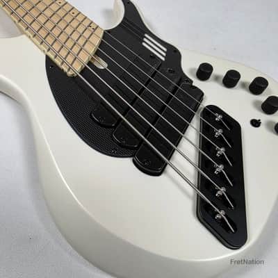 Dingwall NG3 6-String Matte Ducati White Pearl Bass w/ Bag 9.72lbs #19965B B-Stock image 11