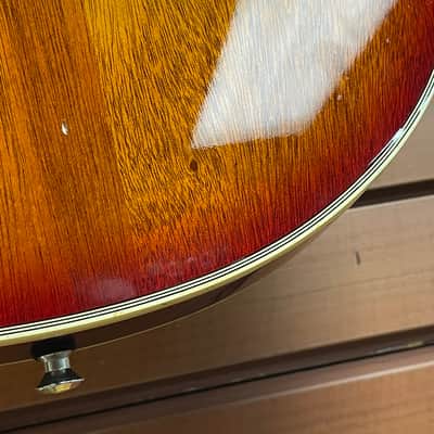 Burny RLC-75AF Ace Frehley in Cherry Sunburst 1996 w/Case MIJ image 11