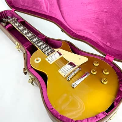 2015 Gibson Custom Shop True Historic Les Paul 1957 Reissue - R7 - Vintage Antique Gold image 1