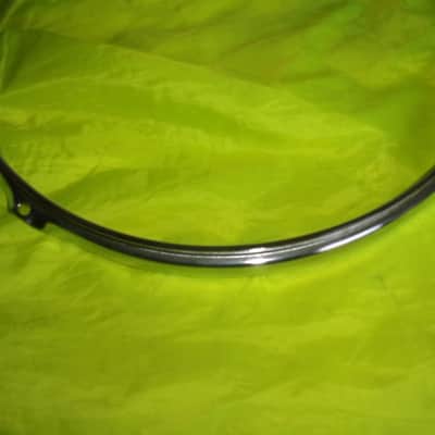 Rare One Drum 14" Chrome 4 Lug Hole Rims Hoops For Batter Side Tom image 2