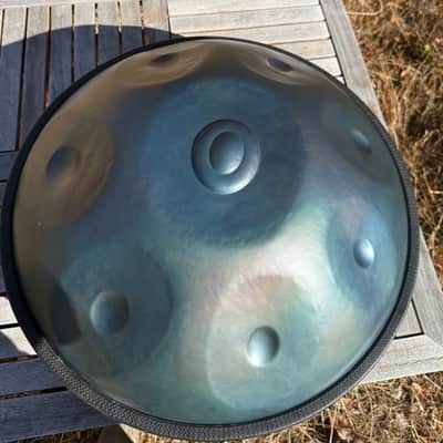 Bali Steel Pan Pentatonic D Minor Handpan Blue Steel image 5