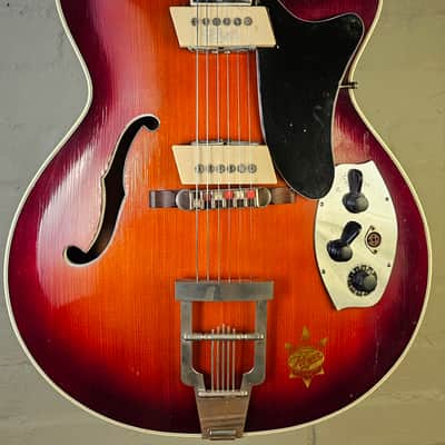 ♫ C1961 HOYER STARLET Semi Archtop, SOLID TOP ! RARE! Bild 2