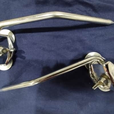 Vintage Ludwig bass drum spurs - gull wing 1960's image 1