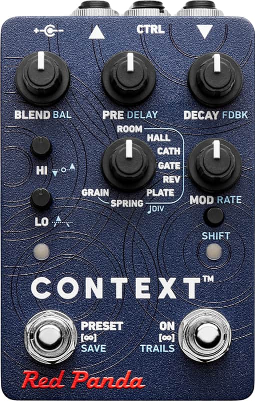 Red Panda Context V2 Reverb Effects Pedal image 1