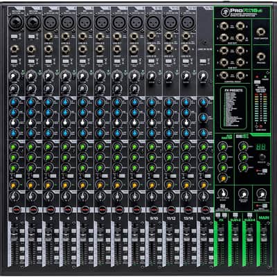 Mackie ProFXv3 Series, 16-Channel Professional Effects Mixer with USB, Onyx Mic Preamps and GigFX effects engine - Unpowered (ProFX16v3) image 4