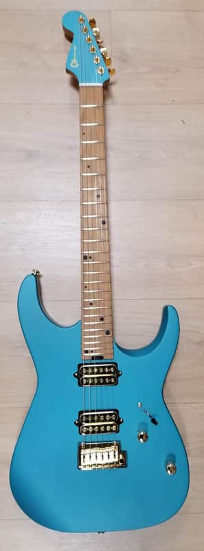 Charvel Angel Vivaldi Signature DK24-6 NOVA 2021 - Present - Lucerne Aqua Firemist image 1