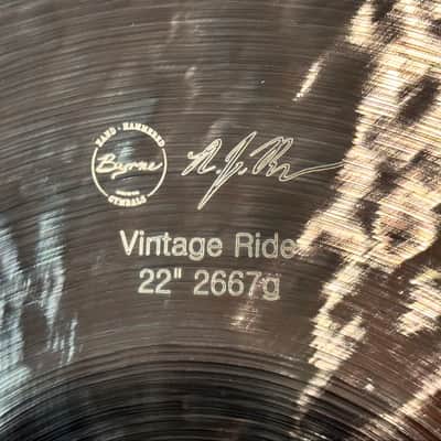 Byrne 22" Vintage Series Ride Cymbal - 2667g image 3