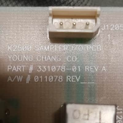 Kurzweil K2500 / K2500X SMP-2 Advanced Sampling Option Board Upgrade Kit, Audio Input Board image 11