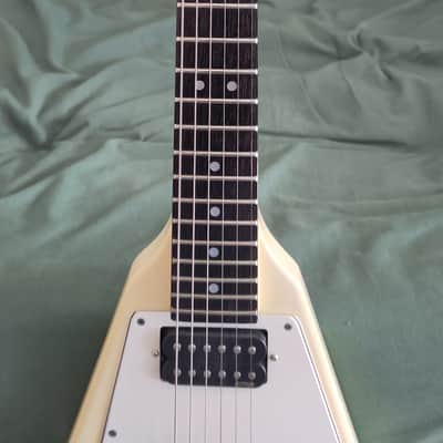Vintage 1980s Burny Flying V "RFV-75" MIJ Japan - EMG Fat-55 image 2