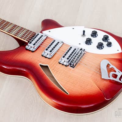 2000 Rickenbacker 360/12CW Carl Wilson Signature 12-String Fireglo, 370/12 Conversion, Near-Mint w/ Case, COA, Tags image 10