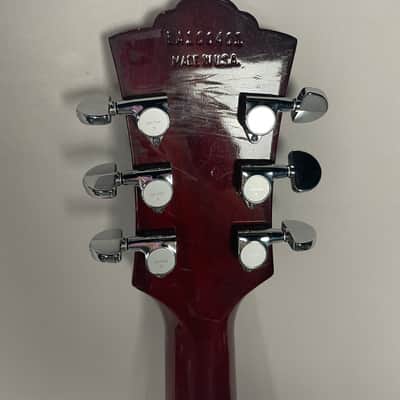 Guild S-300 Left Handed  1981 Wine Red Heavily Modified image 4