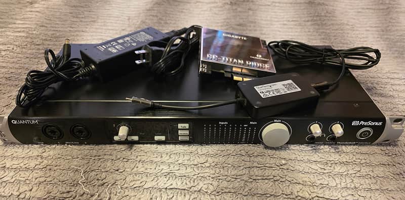 PreSonus Quantum 26x32 Thunderbolt Interface + Thunderbolt PCIe Card + Power Supply image 1