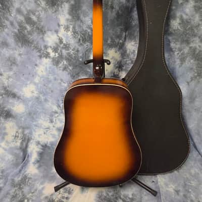 Vintage RARE 1959 Kay K6110 "Western Rhythm" X-Braced Dreadnought Acoustic Guitar Pro Setup New Strings Original Soft Shell Case image 14