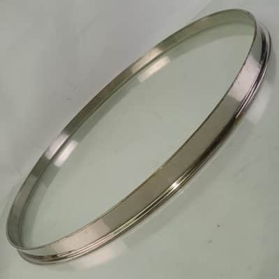 Slingerland 15"Snare Drum Batter Single-Flange Rim/Hoop Nickel-Brass Tom/Parade image 3