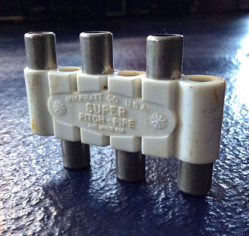 VINTAGE CASE CANDY - OLD SCHOOL PITCH PIPE FROM THE 60'S AND 70'S - WM KRATT CO. FREE SHIPPING image 1