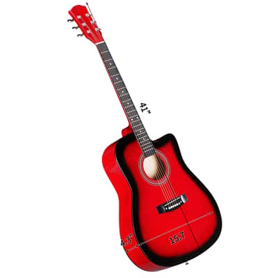 🎸Acoustic Guitar +Soft Case/Gig Bag +Tuner +Strap +Picks!🎸 image 3