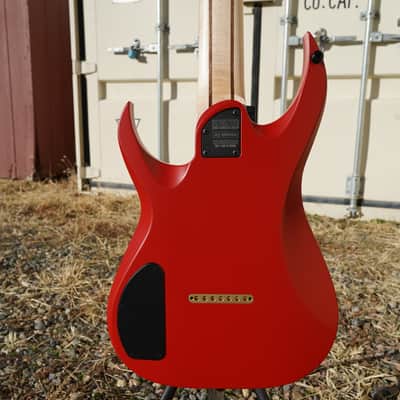 Schecter USA CUSTOM SHOP Keith Merrow KM-7 Stage Red Satin 7-String Electric Guitar w/ Case (2024) image 11