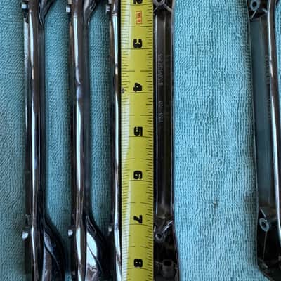 Premier Lot of 10 Vintage Bass Drum Lugs - Chrome 125-20 RD.843756 70s - Chrome image 11