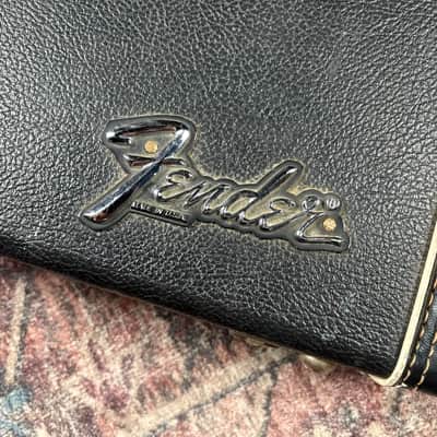 1970s-1980s Fender Mustang Musicmaster Lead I II III Vintage Black Tolex Hardshell Case! image 12