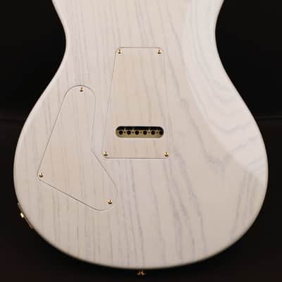 PRS 2016 Private Stock Custom 24 in Bahama Blue Smoked Burst w/Curly Maple Top, Swamp Ash Back & Backplates, Curly Maple Fretboard, Curly Maple Neck, Phase III Locking Tuners w/Curly Maple Buttons & Stained Curly Maple w/Paua Outline Inlays image 14