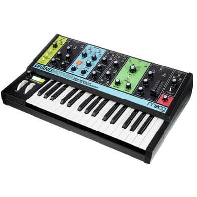 Moog Grandmother 32-Key Semi-Modular Analog Synthesizer 2018 - Present - Black / Multi-Colored Panel