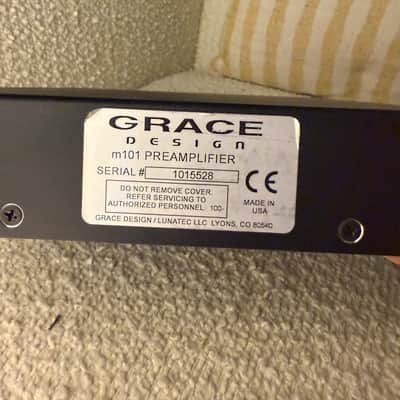 Grace Design m101 Single Channel Mic Preamp - Black image 4
