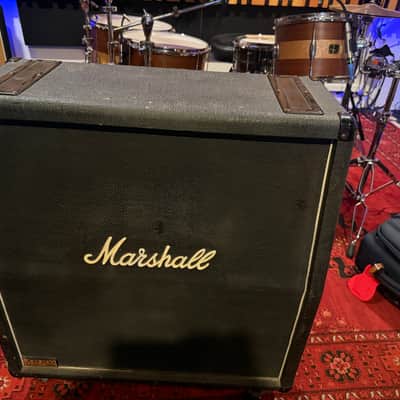 Marshall JCM 800 Lead Series Model 1982A 4x12" Angled Guitar Speaker Cabinet 1981 - 1987 - Black image 1