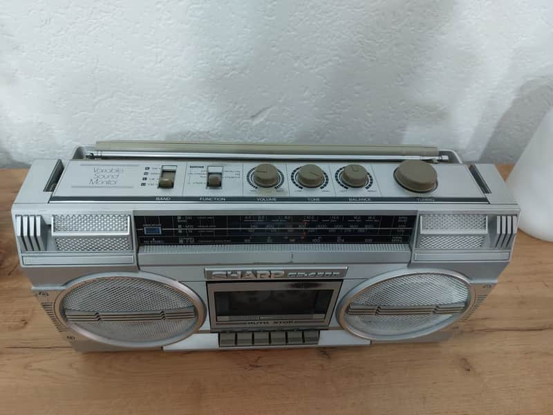 Sharp GF-4500 1982 Silver Boombox | Reverb