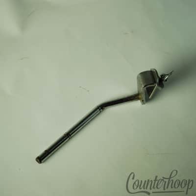 *Ludwig Bass Drum Clamp-On Spur Mount Fixed Spike/Leg Chrome Vintage 50s WFL W&A image 2