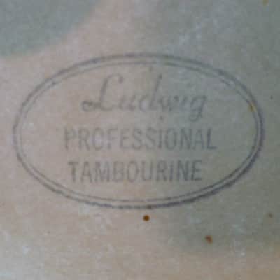 Ludwig 10" Professional Tambourine 1960's (?) image 11