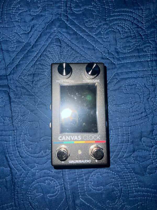 Walrus Audio Canvas Clock