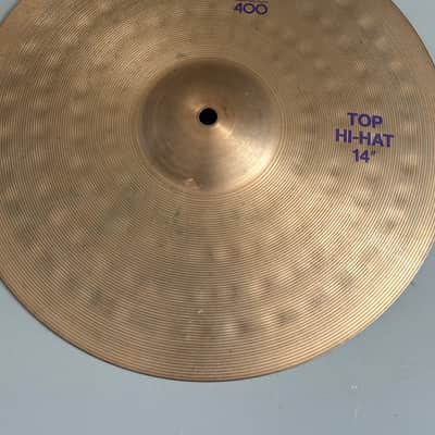 Paiste 14" 400 Hi-Hat Cymbals (Pair) 1986 - 1992 - Traditional image 2