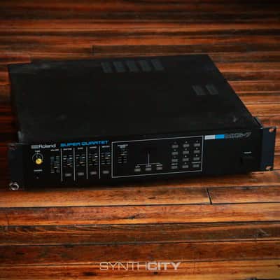 Roland MKS-7 Super Quartet Synthesizer Module 1985-1989 - Black