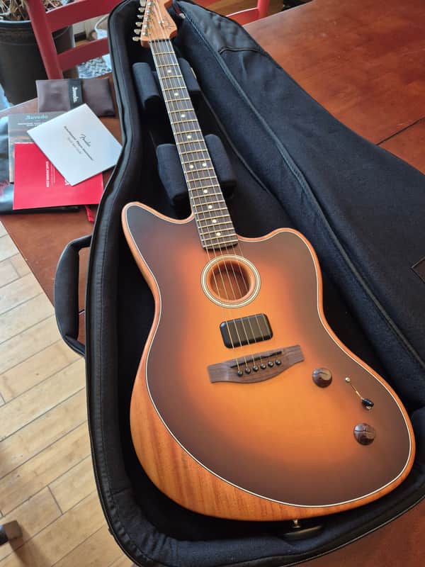 Fender Player Acoustasonic Jazzmaster Early 2020s - Tobacco Burst