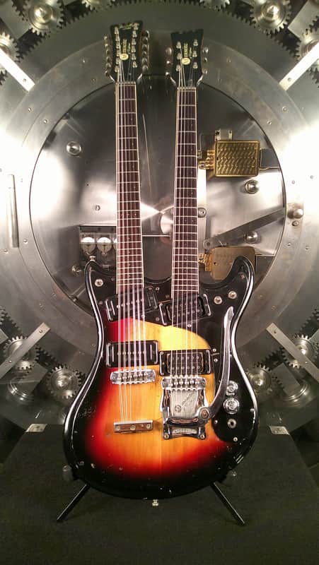 Mosrite Joe Maphis Double Neck 1960s - Tobacco Burst image 1