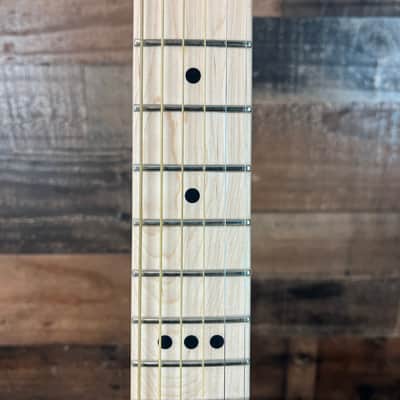 Fender Jack White Signature Triplesonic Acoustasonic Telecaster Satin Arctic White with Black Top, Free Ship, 113 image 7