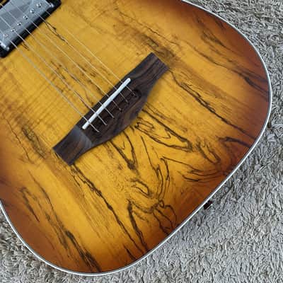 Customer Sunburst Electric Guitar, Spruce Top Mahogany Body, Roasted Maple Neck, 22 Frets Rosewood Fingerboard image 16