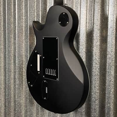 ESP LTD EC-1000 ET Evertune Bold Binding Black Guitar & Case #0622 Used image 11