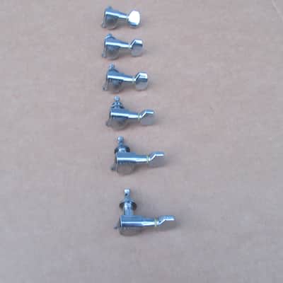 Vintage Gotoh Japan 6 Inline Guitar Tuners In Line Tuners image 2