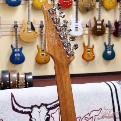 Suhr Custom Set Neck Modern HSH Flame Maple Top Mahogany Body & Neck Blower Switch 24 Stainless Steel Jumbo Frets Trans Purple 6.95 LBS image 10