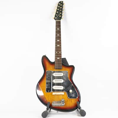 Teisco TG Project Guitar w/ Brazilian Rosewood FB, 3 Single Coil Pickups image 2