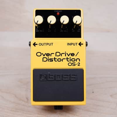 Boss OS-2 OverDrive/Distortion (Silver Label) 2010 Yellow w/ Box, Paperwork image 7